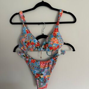 Colorful Floral Bikini Set